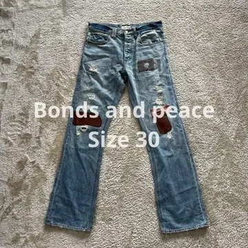 Bonds & peace 데님 패치워크 사이즈 30