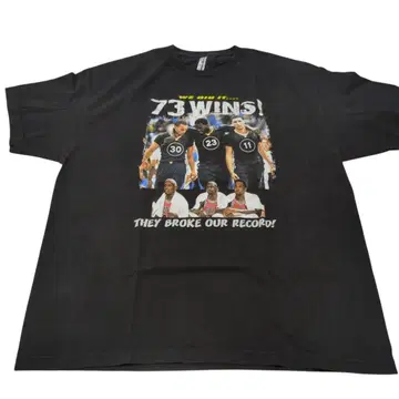ALSTYLE NBA 골든 스테이트 워리어스 73승 기념 티셔츠