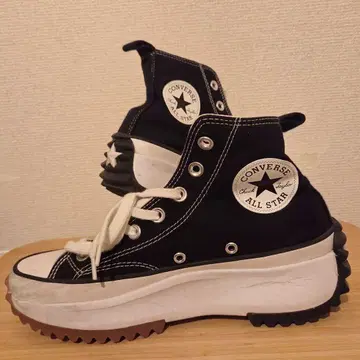 한국 한정판 컨버스 통굽 23.5 CONVERSE RUNSTAR 블랙