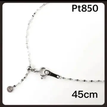 플라티나 850 판타지아 페탈 목걸이 체인 약 45cm 플라티나 체인