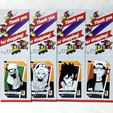 NARUTO 나루토 점프샵 미니 브로마이드 카카시 사스케 사쿠라