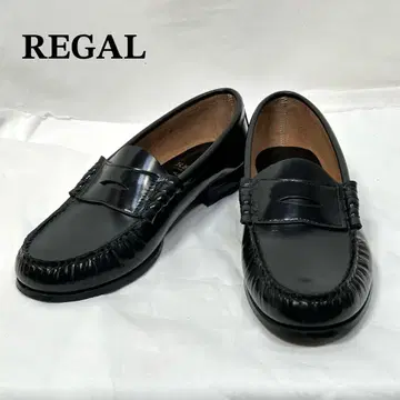 새상품급 REGAL 리갈 코인 로퍼 블랙 [26cm] 스테디셀러 모델