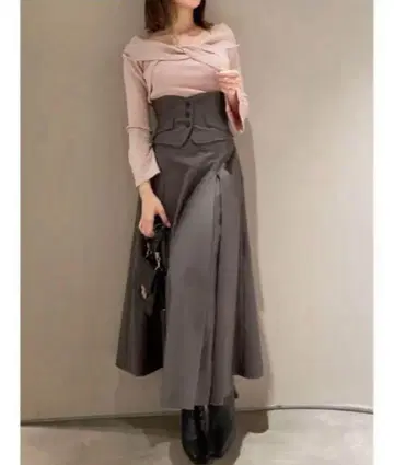 베스트 코르셋 레이스업 스커트 dazzlin