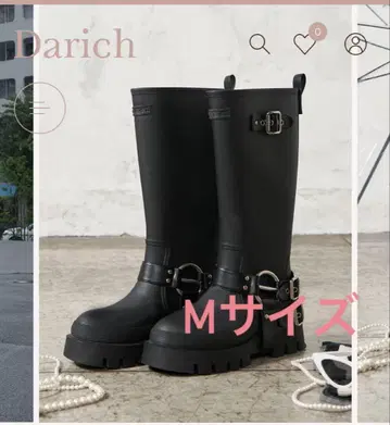 Darich 블랙 장화 M 사이즈