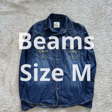 Beams 빔즈 웨스턴 셔츠 콘초 사이즈 m