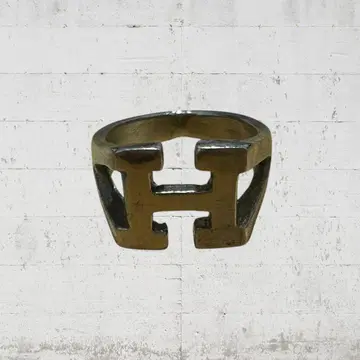 H 디자인 도금 반지 15~17호 F727