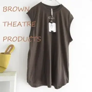 새상품 THEATRE PRODUCTS OPAQUE 별주 티셔츠 슬리브리스