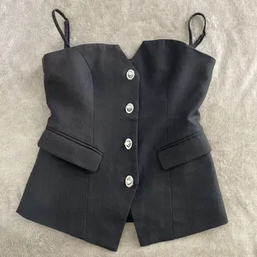 melt the lady cut out bustier 검정 블랙