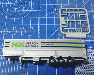 N 게이지 토미텍 NX 일본 통운 윙 트레일러 3축 손수레 1개
