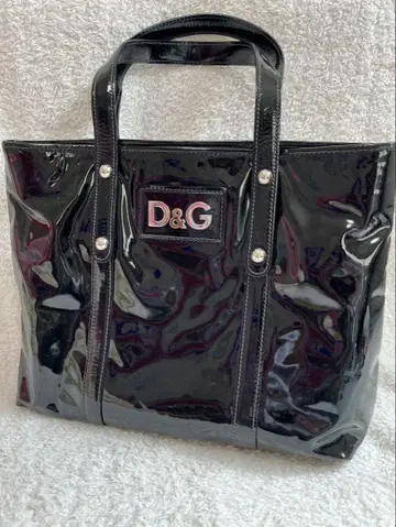 돌체앤가바나 D&G 돌가바 에나멜 토트백