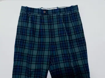 베르나르 장스 블랙워치 2플리츠 슬랙스 시어서커 FR38