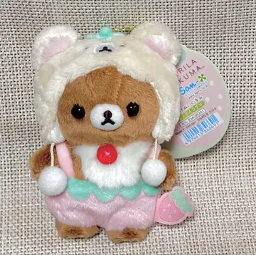 리락쿠마 매달린 봉제 인형 코리락쿠마의 딸기 없는 하루 차이 로이 코구마