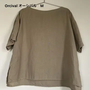 Orcival 오르치발 보트넥 풀오버 블라우스 린넨 셔츠