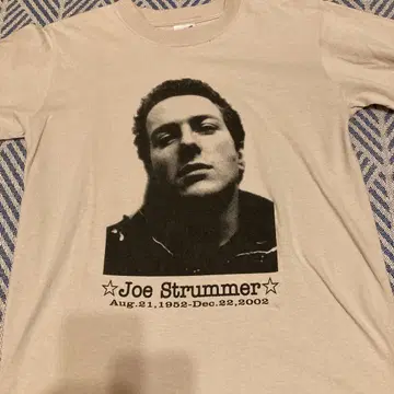 Joe Strummer 티셔츠 100% 코튼