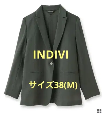 INDIVI 시어 테일러드 자켓 세탁 가능 얇은 소재 그레이