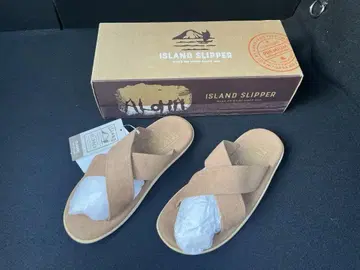 ISLAND SLIPPER 베이지 컴포트 샌들 박스 포함