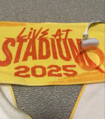 히게오 LIVE AT STADIUM 머플러 타월 클리어 밴드