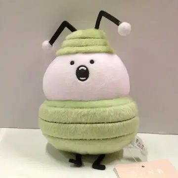 산 애로우 포테타마 봉제 인형 치이카와 (먼작귀) 벌레 (옐로우 그린)
