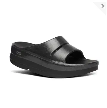 OOFOS OOMEGA OOAHH LUXE 블랙 스파크 9