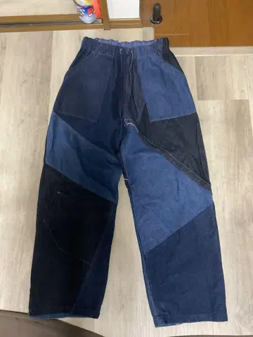 데님 패치워크 팬츠