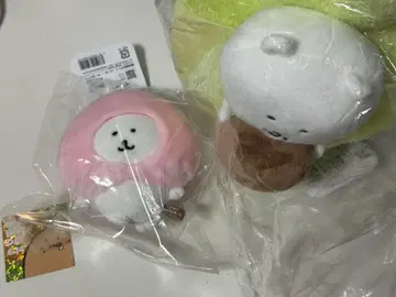 나가노 마켓 복숭아와 춤추는 마스코트 아보카도 봉제 인형 2개 세트