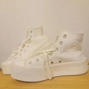 한국 컨버스 24cm 통굽 CONVERSE ALLSTAR 화이트