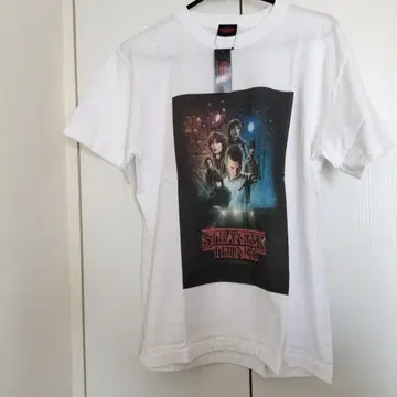 Stranger Things 그래픽 티셔츠 화이트 M