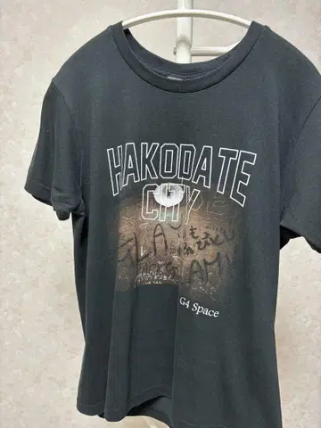 GLAY HAKODATE CITY 티셔츠 G4 Space 블랙