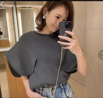 새상품 HEVE 페달 니트 블랙