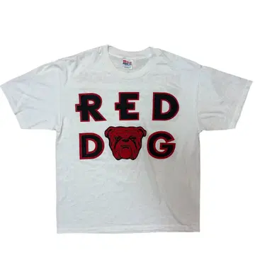 빈티지 RED DOG 양면 프린트 티셔츠 Hanes USA제 90년대