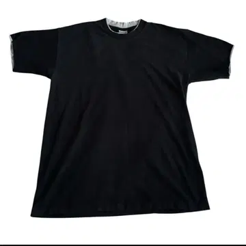 80s 90s USA제 무지 블랭크 티셔츠 XL 블랙 검정 페