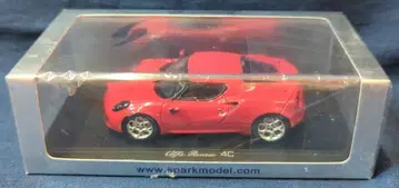 MINIMAX 1/43 스파크모델 알파 로메오 4C/레드 S3893