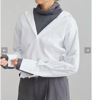 IENA 수피마 코튼 레귤러 카라 셔츠