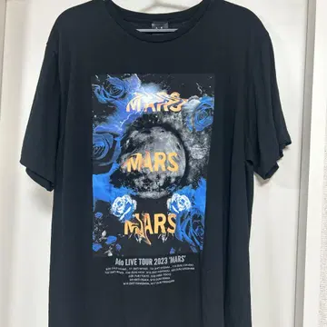 Ado LIVE TOUR 2023 'MARS' 티셔츠 블랙 XL 굿즈