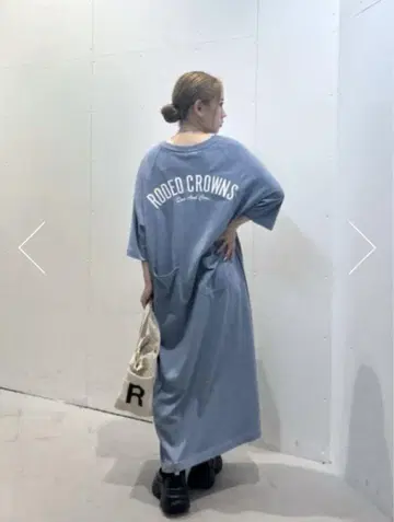 로데오 크라운 자라 래글런 컬러 스티치 원피스 임산부 의류 빅 사이즈