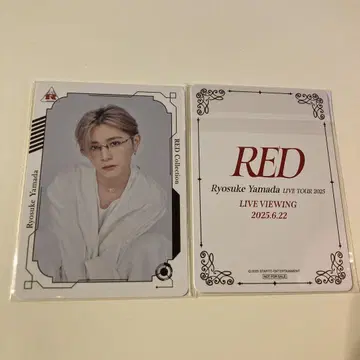 야마다 료스케 RED 라이브 뷰잉 한정판 비주얼 카드 1장