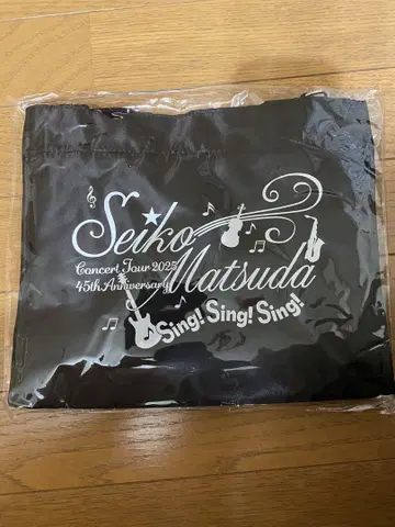 마츠다 세이코 2025 콘서트 프리미엄 기념품 토트백