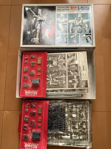 2개 세트 반다이 1/100 프라모델 풀 액션 엘가임 나가노 마모루