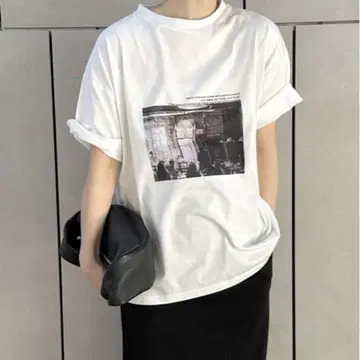 새상품 SELECTMOCA by son 모듬 프린트 오버 사이즈 티셔츠