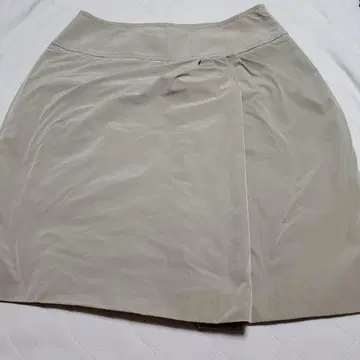 카키 타이트 스커트 약 50cm 길이