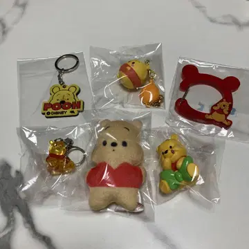 곰돌이 푸 스트랩 카라비너 묶음 판매