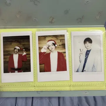 쿠리하라 코타로 사인 포함 브로마이드 + 폴라로이드 세트