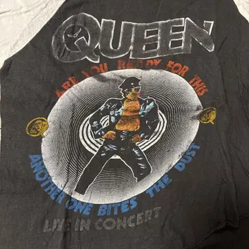 QUEEN 80s 라이브 콘서트 티셔츠