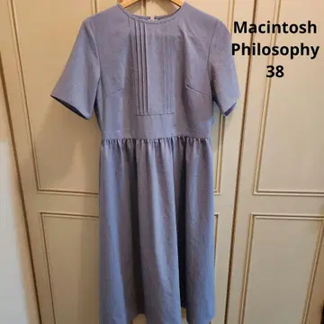 Macintosh Philosophy 반팔 무릎 기장 원피스 38