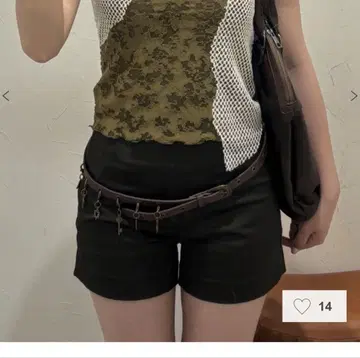 프릴 랩 레이어드 숏 팬츠 tinajojun