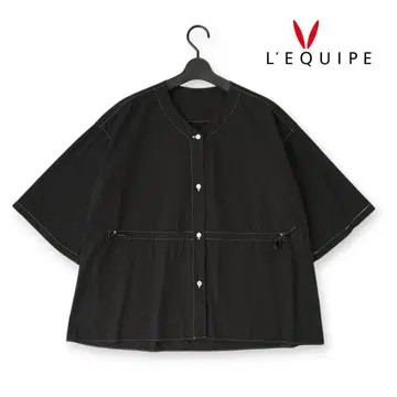 L'EQUIPE Deux cle 레킵 두 클레 코튼 겉옷 셔츠