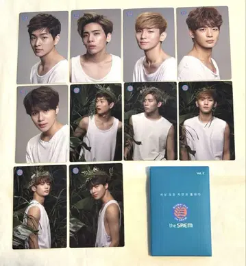 the SAEM 트레이딩 카드 세트 SHINee Vol.2
