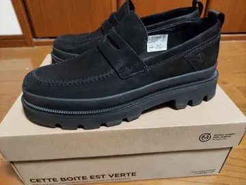 Clarks 블랙 스웨이드 로퍼 Bedell step
