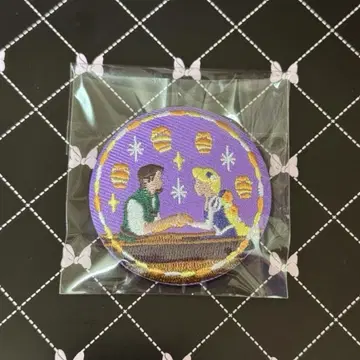 라푼젤 자수 캔뱃지