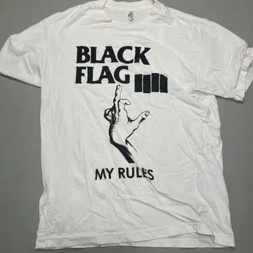 BLACK FLAG my rule 티셔츠
